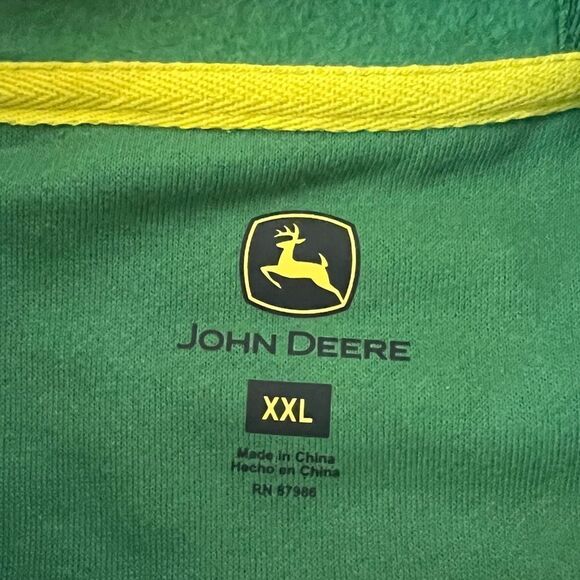 John Deere Core Graphic Logo Hoodie Green- Size XXL - Picture 5 of 8
